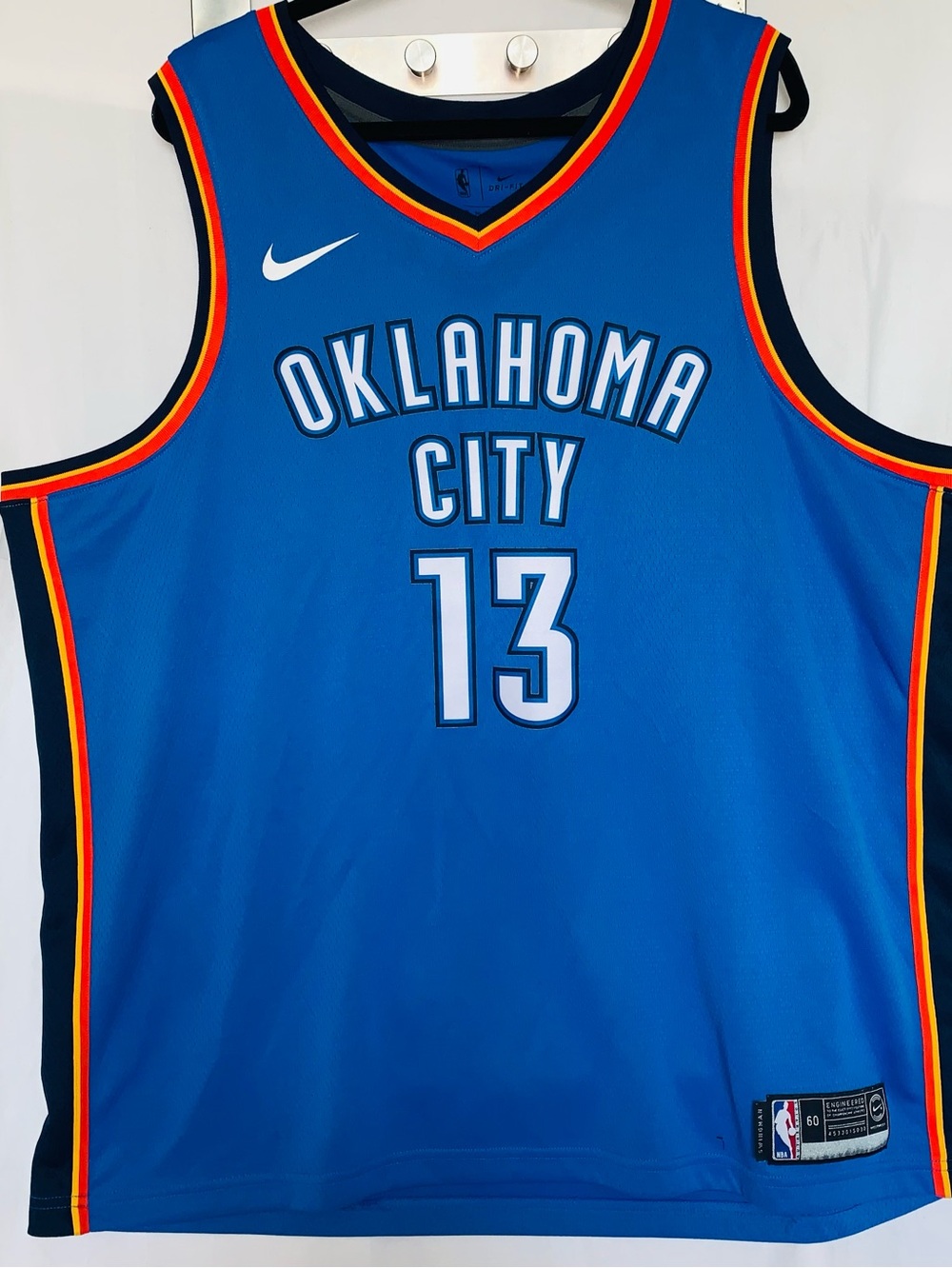 NBA Oklahoma City Paul George #13 Home Jersey 3x